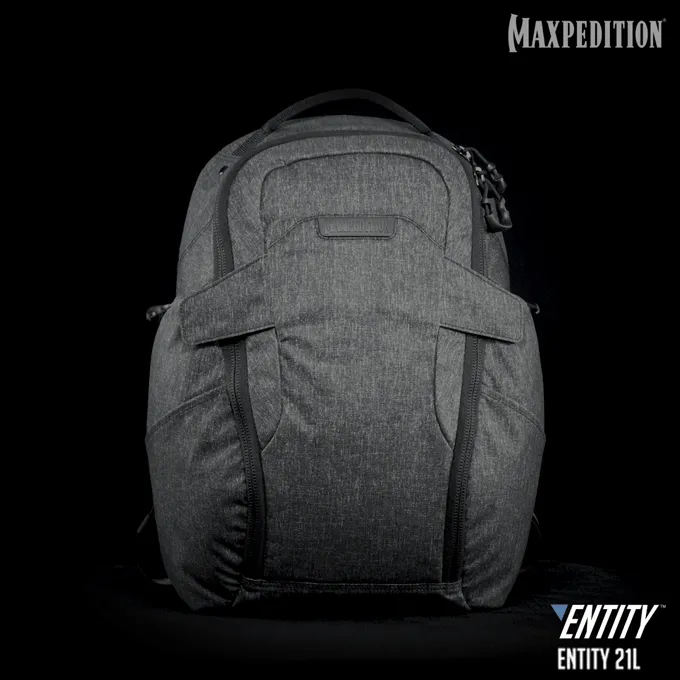 Maxpedition Entity 21 CCW-Enabled EDC Backpack 21L (Charcoal)