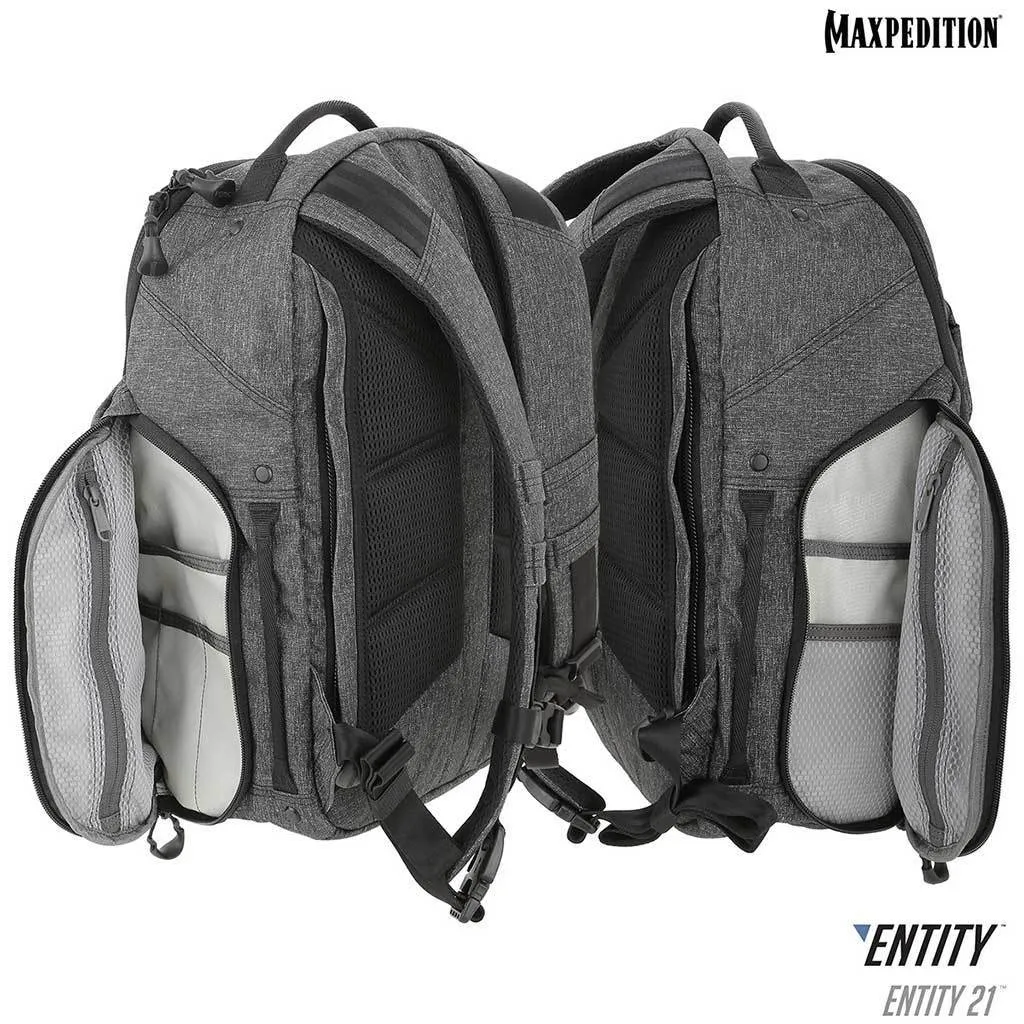 Maxpedition Entity 21 CCW-Enabled EDC Backpack 21L (Charcoal)