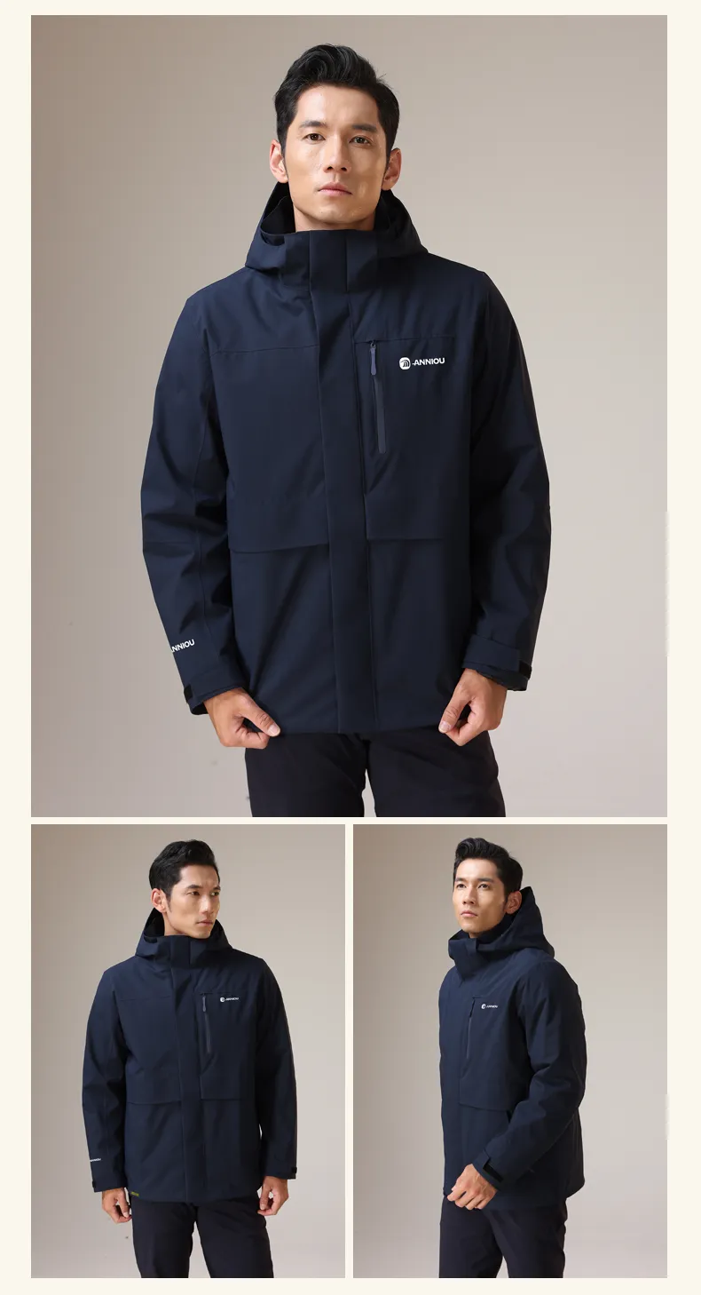 Men's 3-in-1 Removable Down Ski Coat