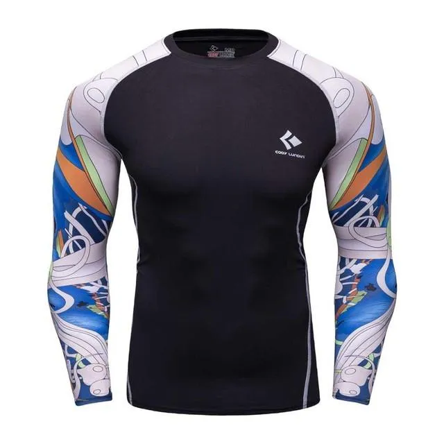 Men's Long Sleeves Bodybuilding