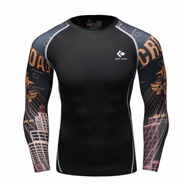 Men's Long Sleeves Bodybuilding