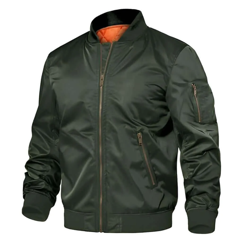 Men's Military Bomber Jacket - In 16 Colors!