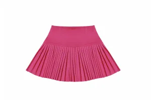 MIA Pleated Hot Pink Tennis Skirt