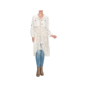 Miss Me Women's Ultra Suede W Ivory Jacket