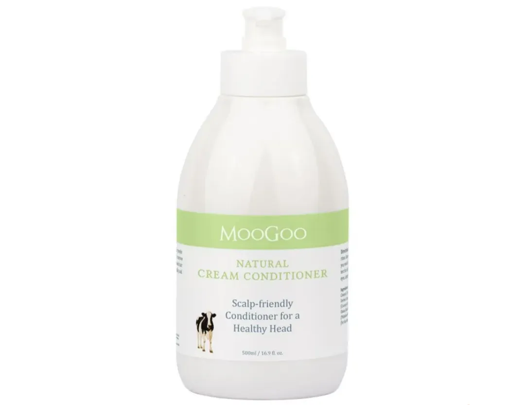 MooGoo Natural Cream Conditioner - Scalp Friendly 500ml/16.9oz Exp: 02/26