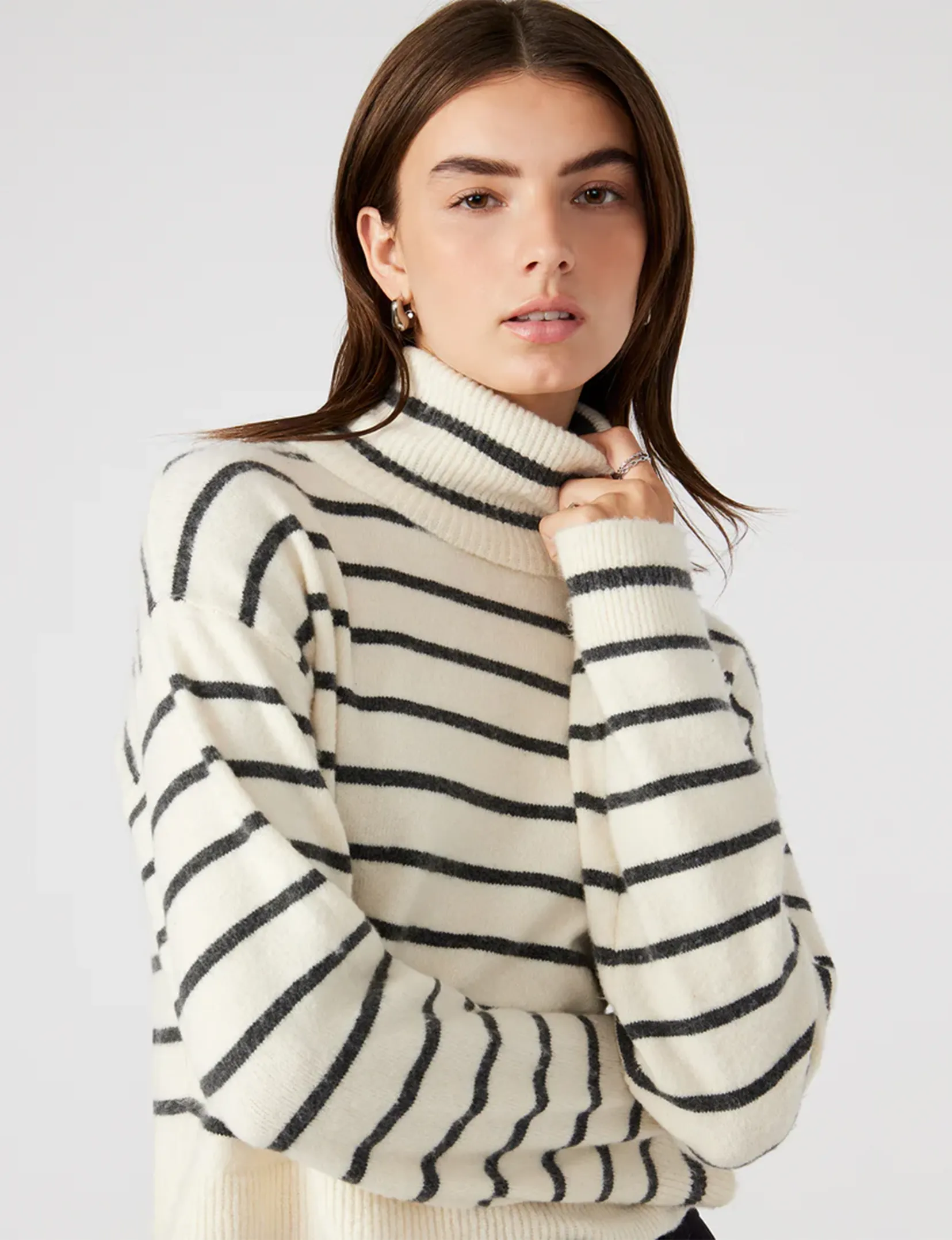 Narsha Sweater, Ivory Stripe