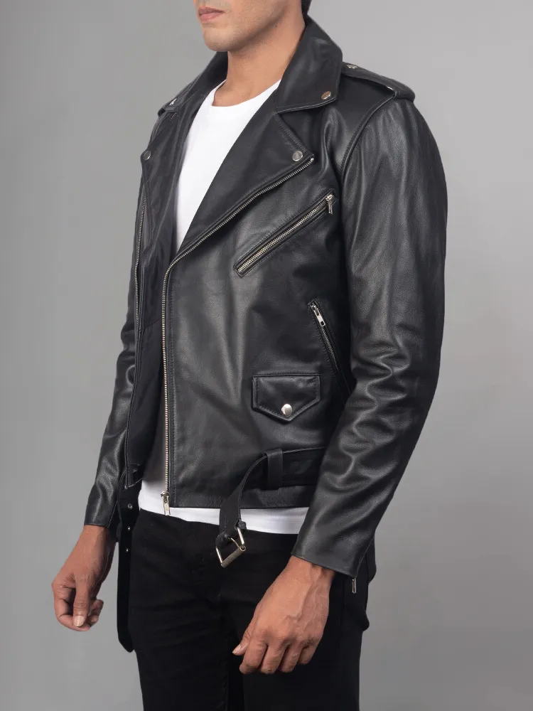 Negan The Walking Dead Black Leather Jacket