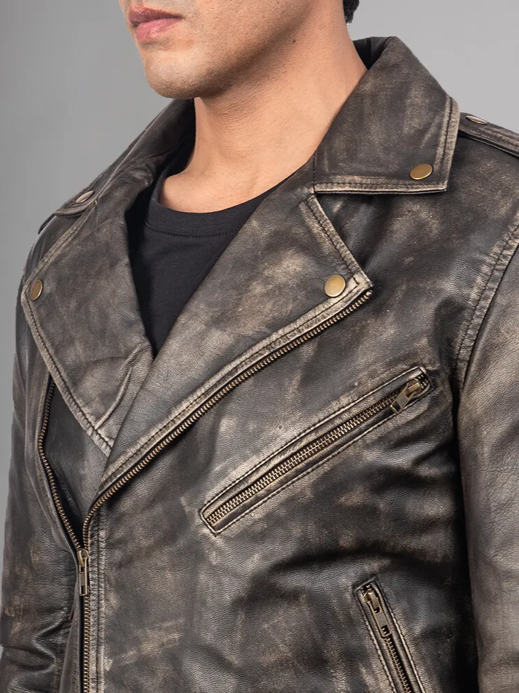 Negan The Walking Dead Black Leather Jacket