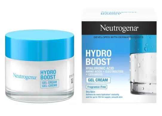 Neutrogena Hydro Boost Gel Cream with Hyaluronic Acid   Amino Acids   Electrolytes   Ceramides - For dry skin