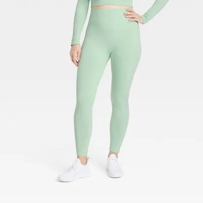 New - Women's Seamless High-Rise Leggings - All in Motion Fern Green XS