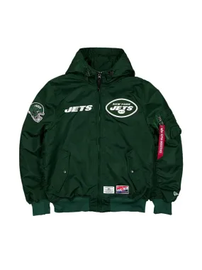 NEW YORK JETS X ALPHA X NEW ERA L-2B BOMBER JACKET