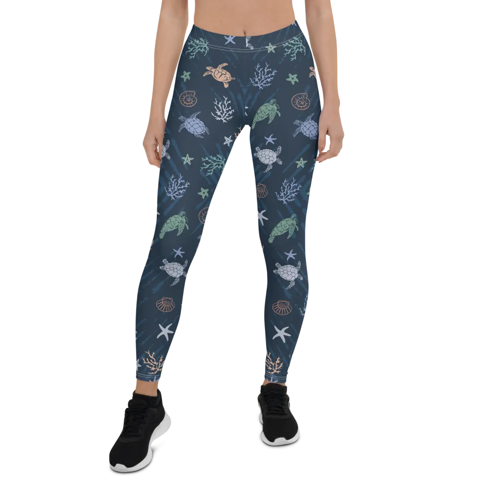 Ocean of Turtles Leggings