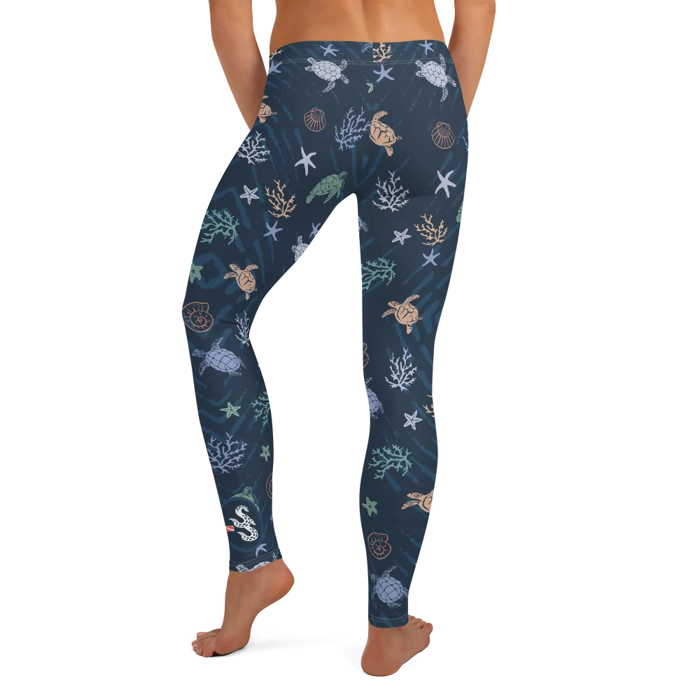 Ocean of Turtles Leggings