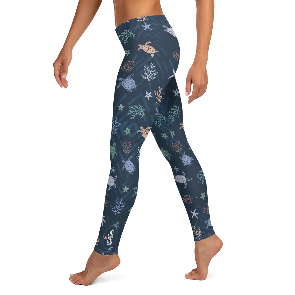 Ocean of Turtles Leggings