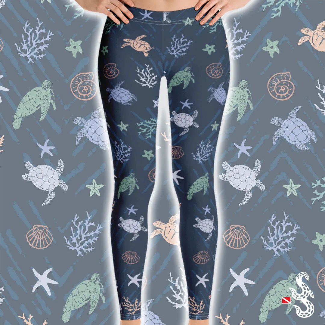 Ocean of Turtles Leggings