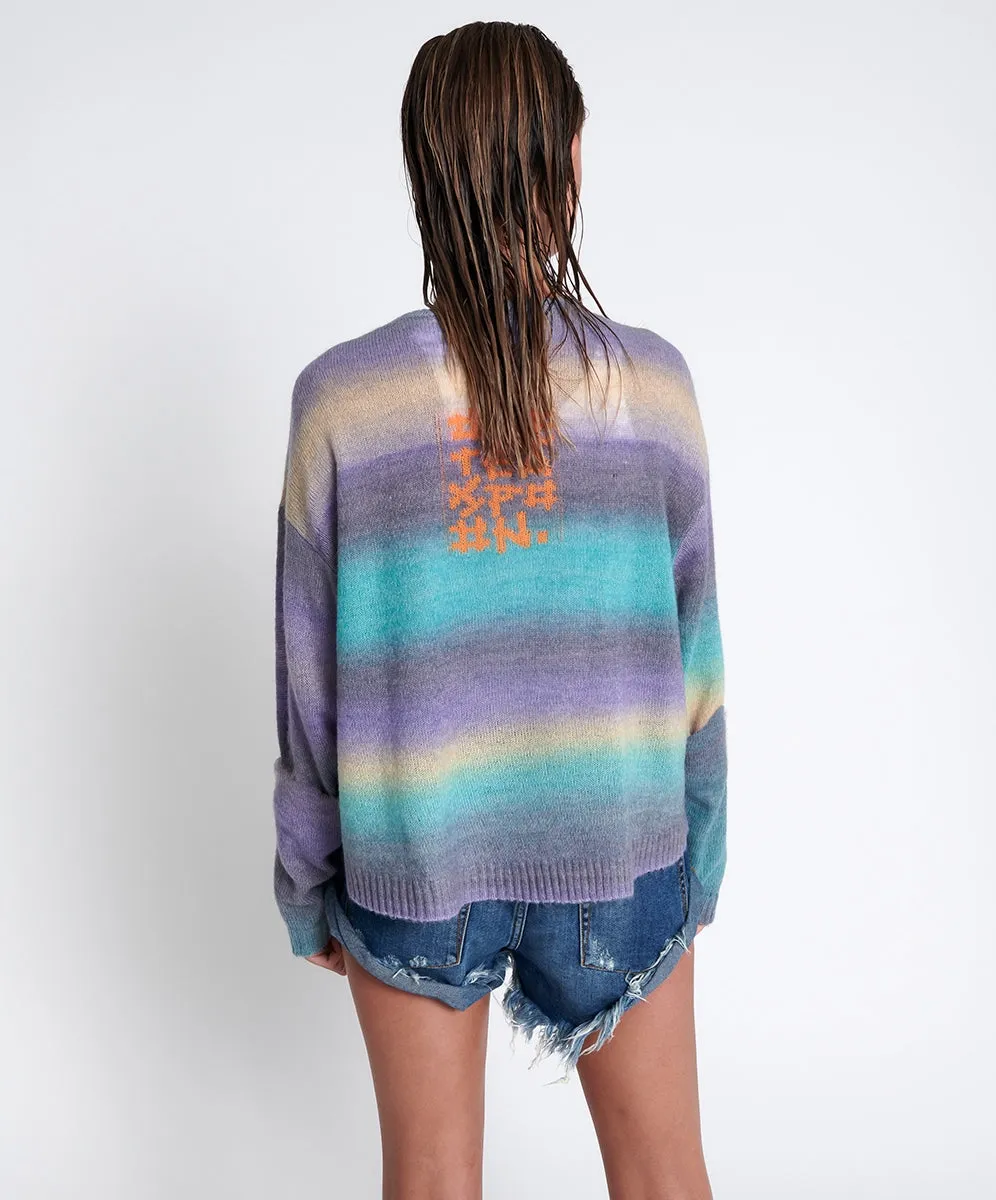 ONE TEASPOON Womens Gradual Dusk Sweater - Multi