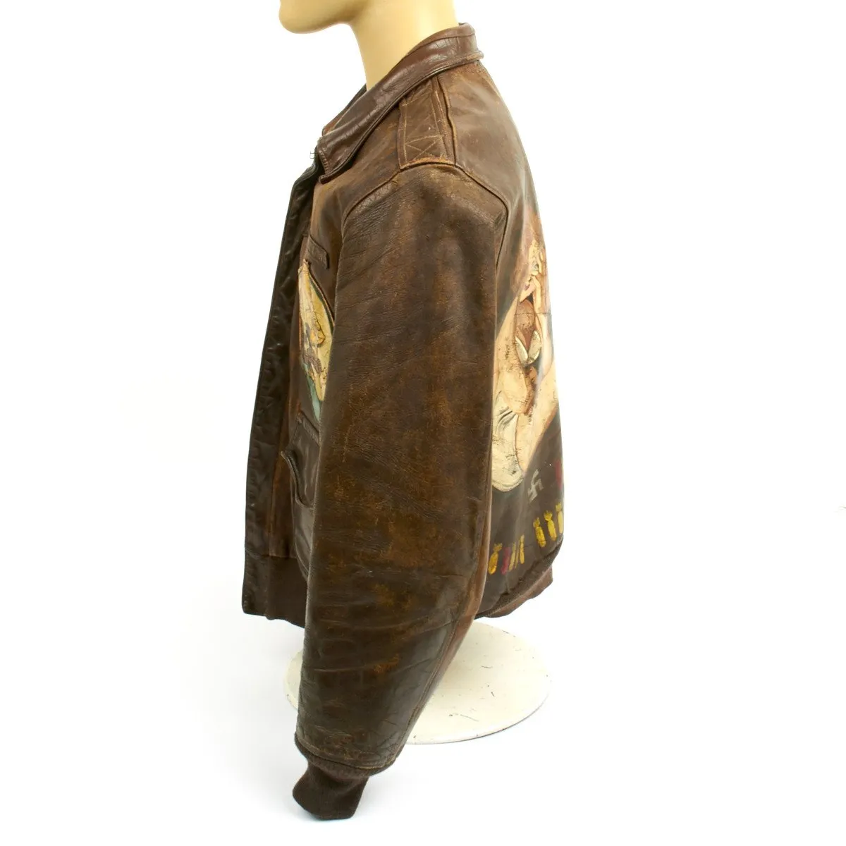 Original U.S. WWII B-17 Bomber Well, Ah Do Declare! Named A-2 Flight Jacket (Size 42)