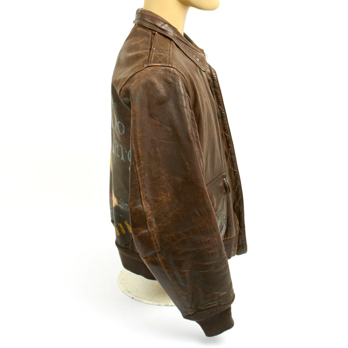 Original U.S. WWII B-17 Bomber Well, Ah Do Declare! Named A-2 Flight Jacket (Size 42)