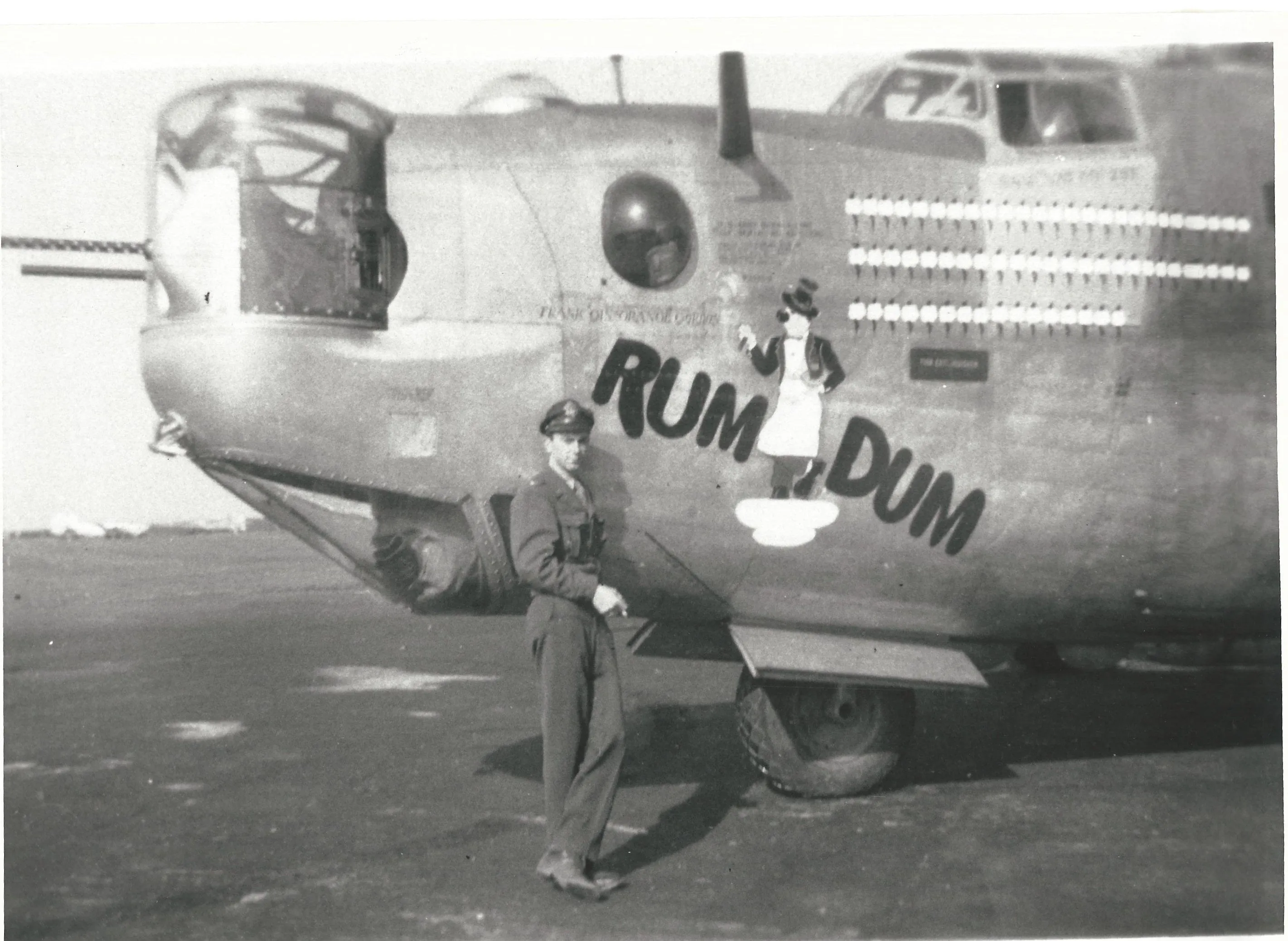 Original U.S. WWII B-24 Bomber RUM DUM Pilot Named A-2 Flight Jacket Grouping - 58 Missions