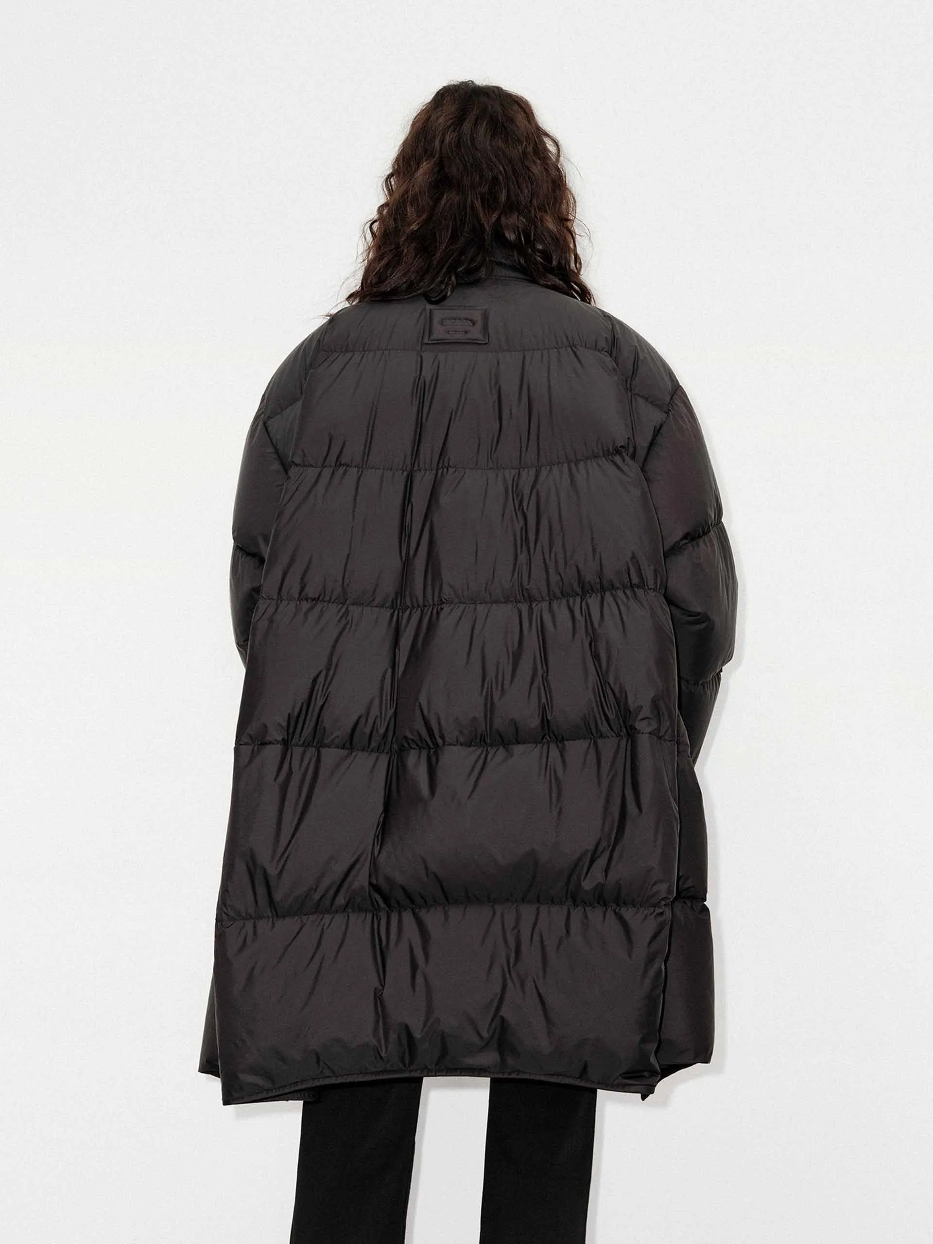 Oversized Longline Down Coat