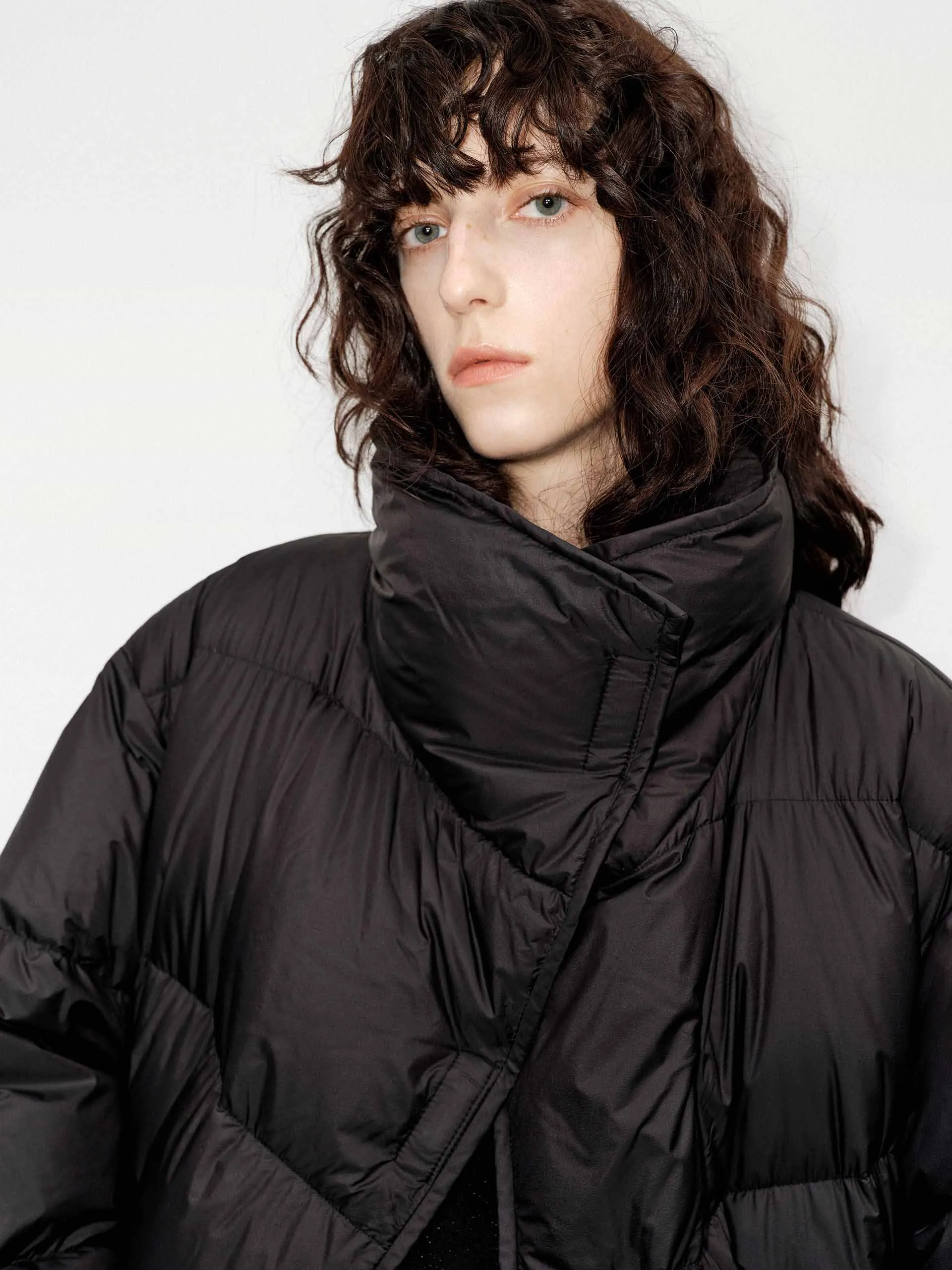 Oversized Longline Down Coat