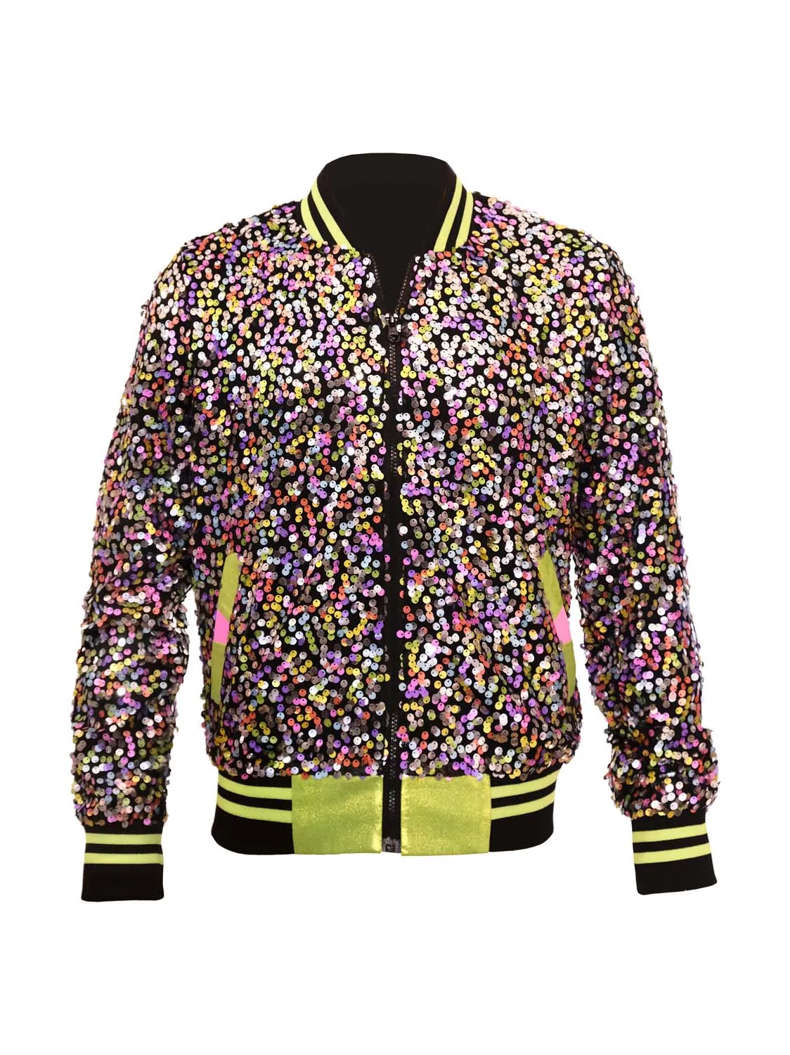 Party Mix | Disarray Sequin Bomber Jacket | Unisex