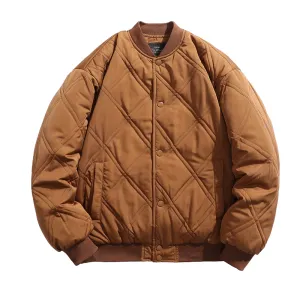 Pologize™ Vintage Quilted Bomber Jacket