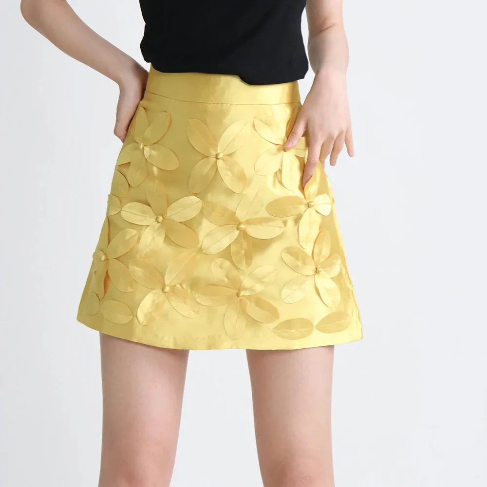 Printing Aline Mini Skirts For Women High Waist Slimming Temperament Bodyson Skirt Female Summer Fashion Clothing