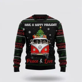 Pug Dogs Carrying Gift Christmas On The Red Car Ugly Christmas Sweater For Men And Women, Gift For Christmas, Best Winter Christmas Outfit