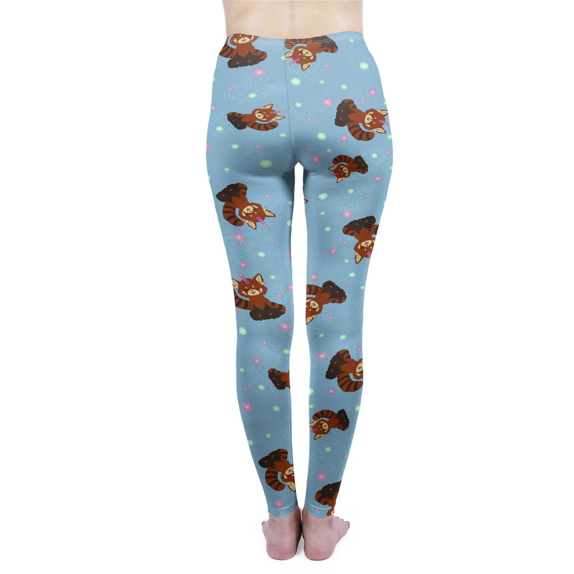 Regular Leggings (8-12 UK Size) - Red Pandacorn