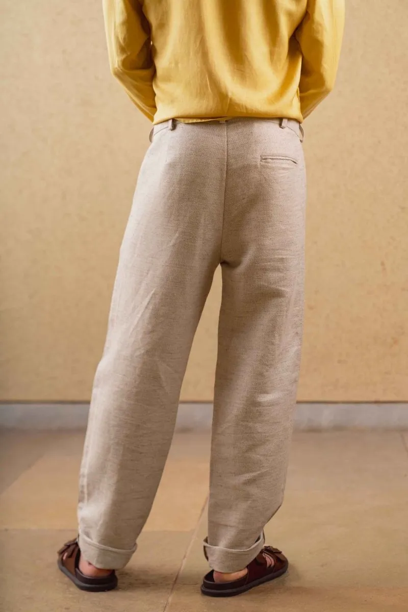 Rustic Pants - Oatmeal - Hemp Tencel