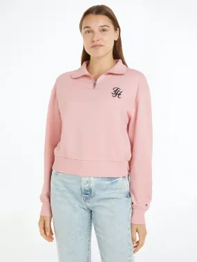 Script 1/2 Zip Sweater