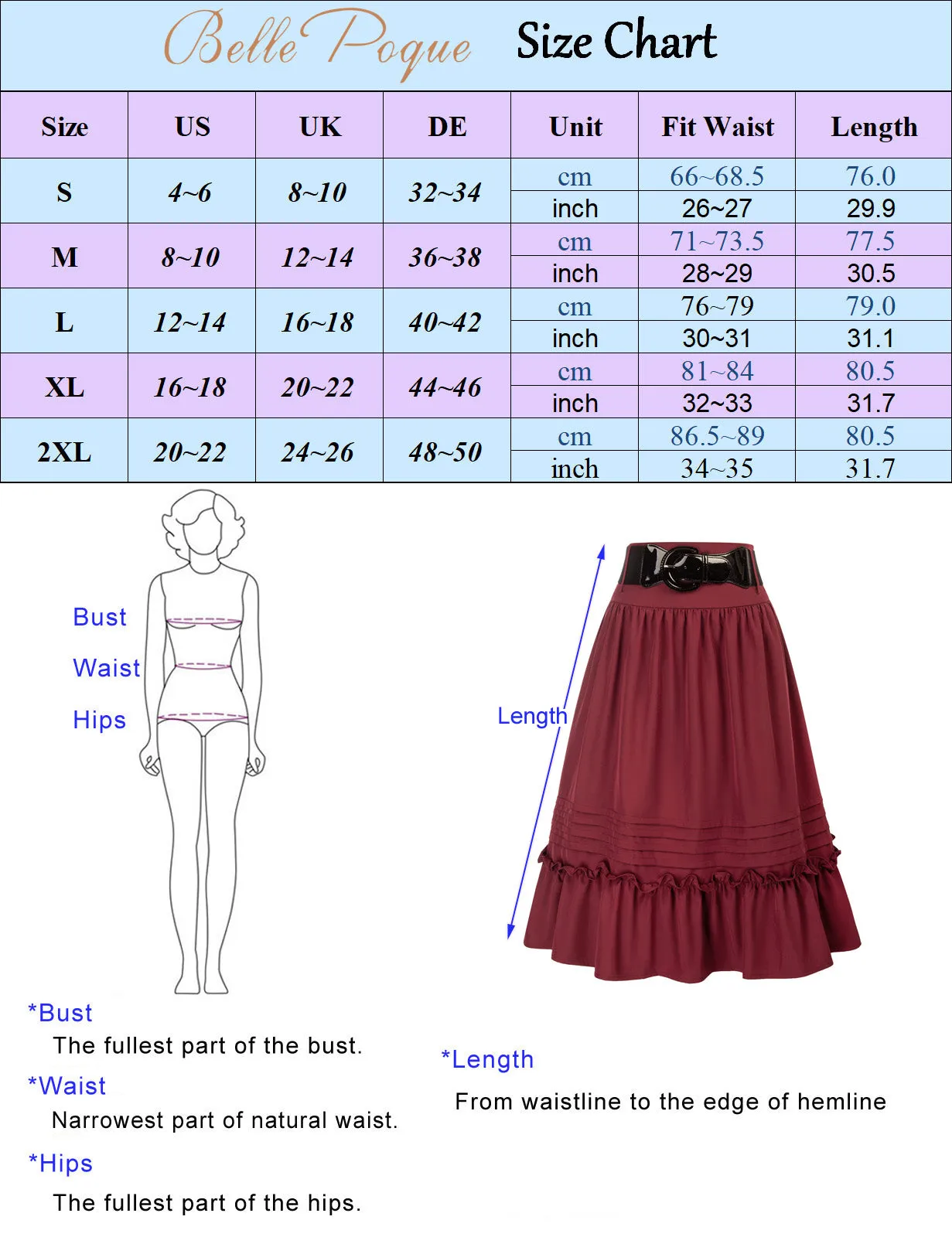 Seckill Offer⌛Belt Decorated Skirt Elastic High Waist Tiered  A-Line Skirt