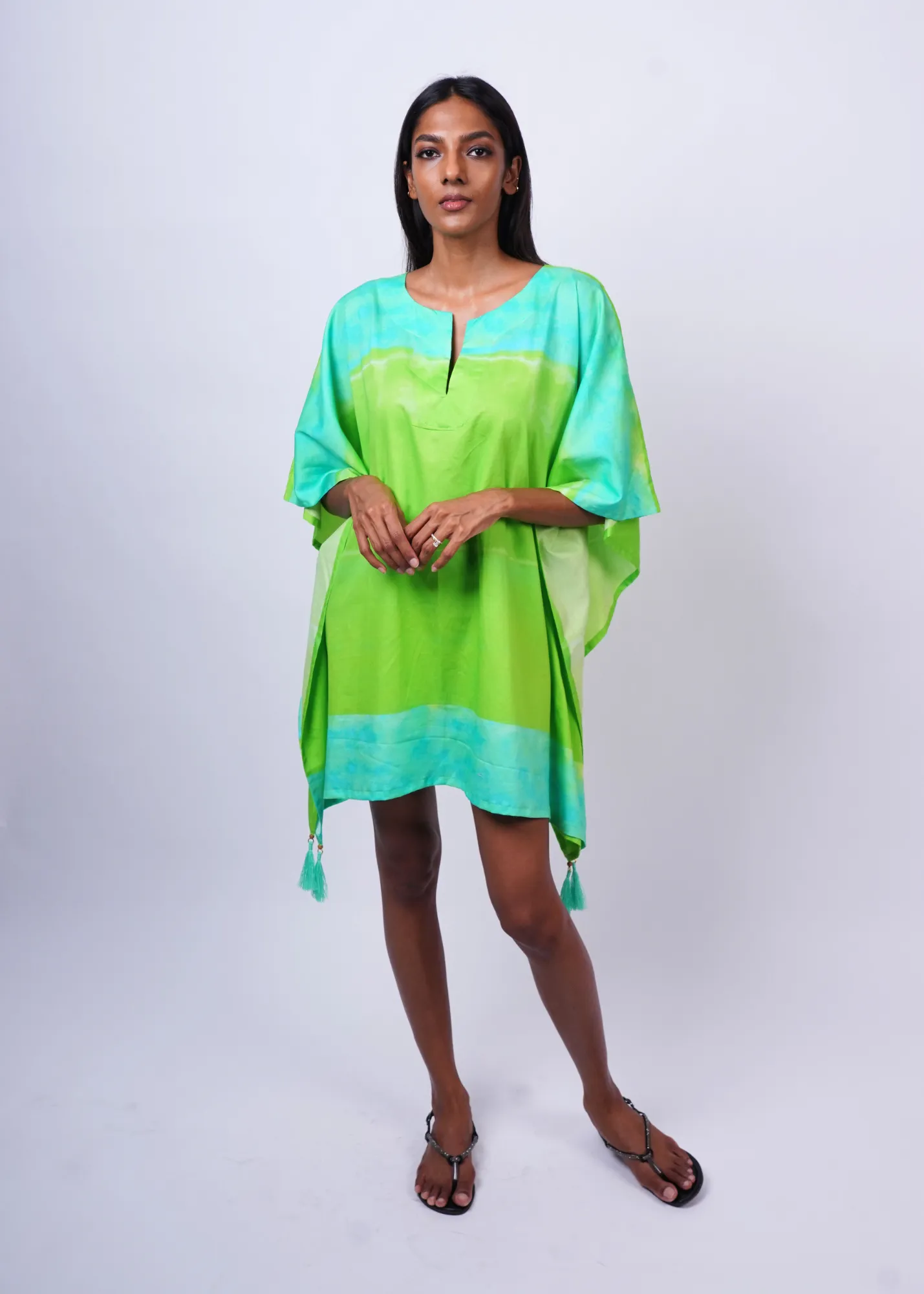 Short Caftan - Key Lime