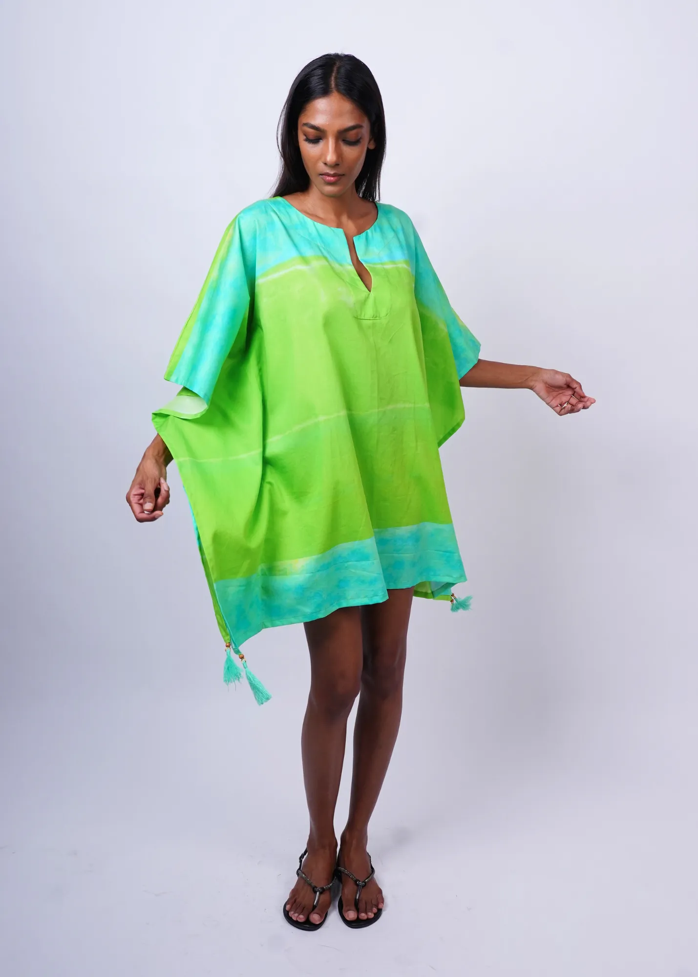 Short Caftan - Key Lime