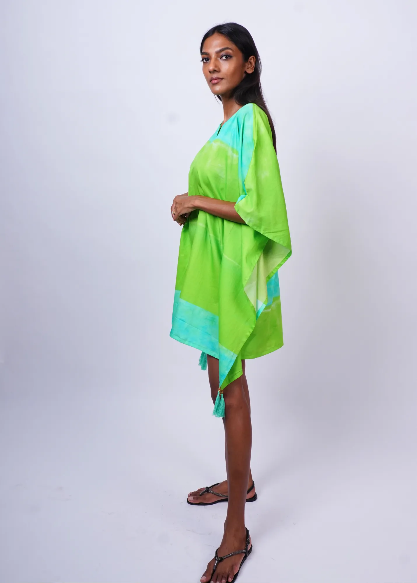 Short Caftan - Key Lime