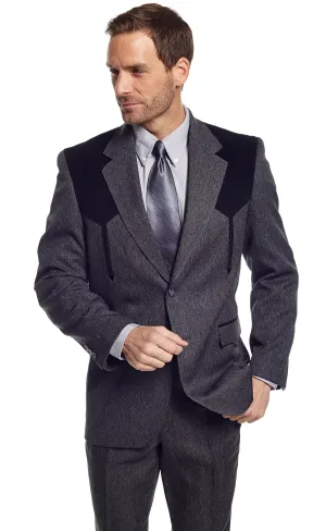 Sidran Circle S Men's Boise Charcoal Sport Coat