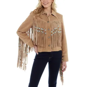 Sidran Women's Cripple Creek Suede Fringe Jacket