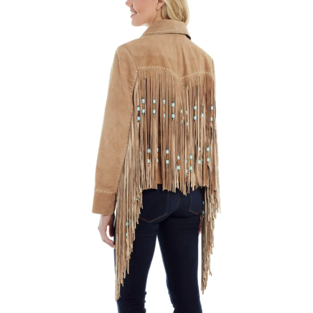 Sidran Women's Cripple Creek Suede Fringe Jacket