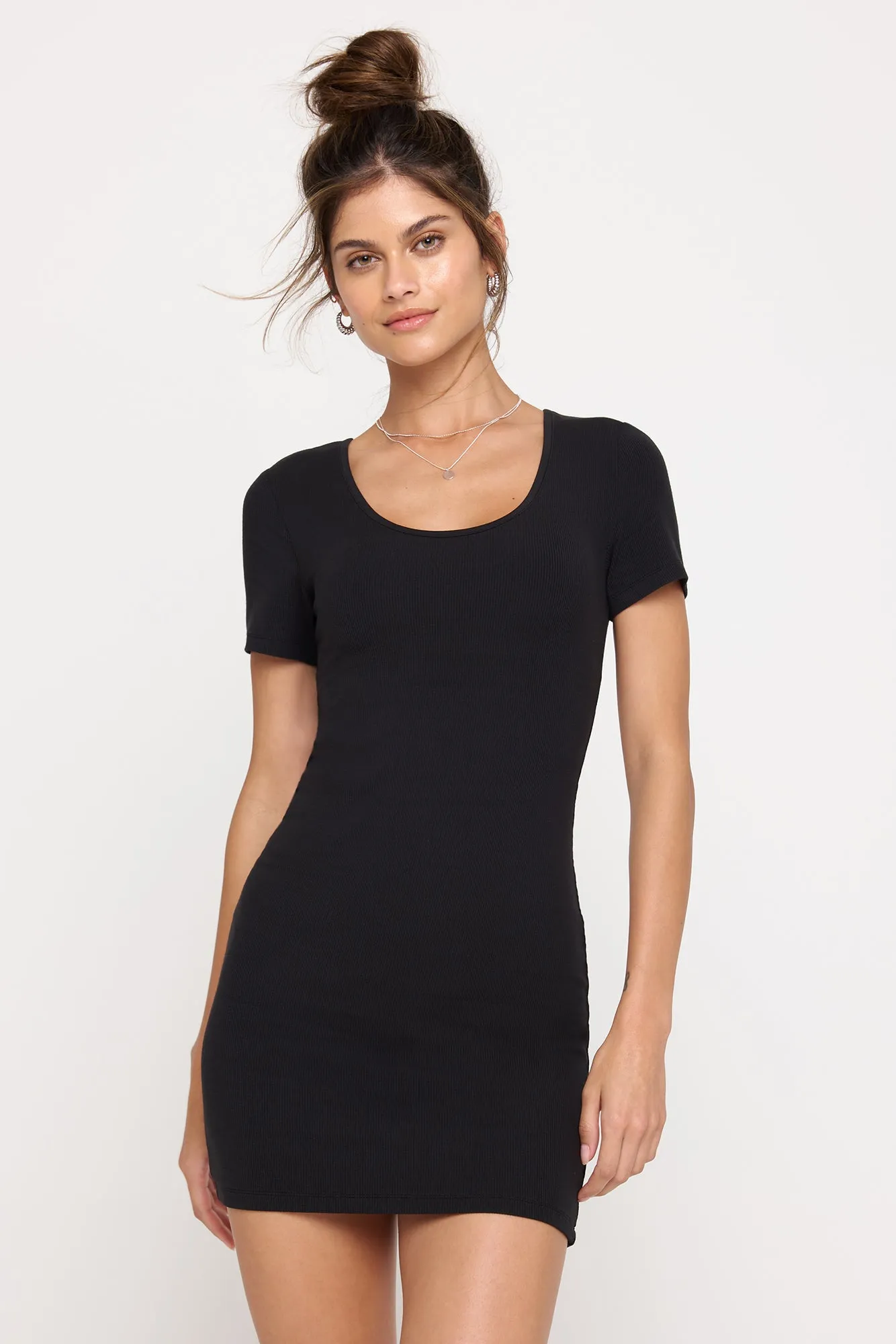 Spiritual Gangster Celine Scoop Neck Dress