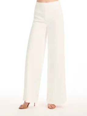 Stretch Crepe Wide Leg Pant