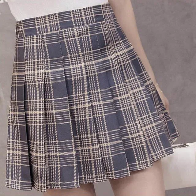 Tartan Plaid School Girl Skirt