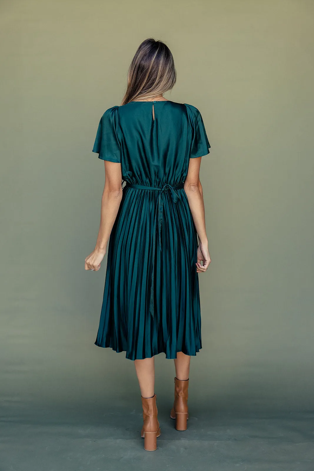 The Secret Garden Pleated Midi