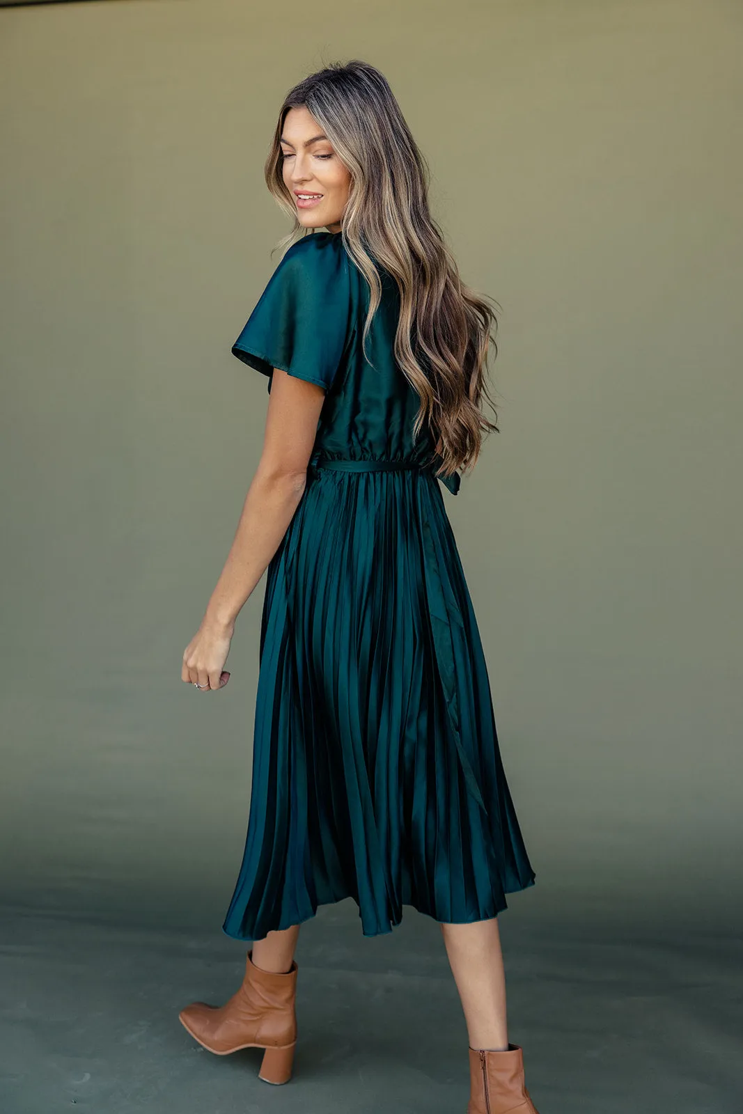 The Secret Garden Pleated Midi