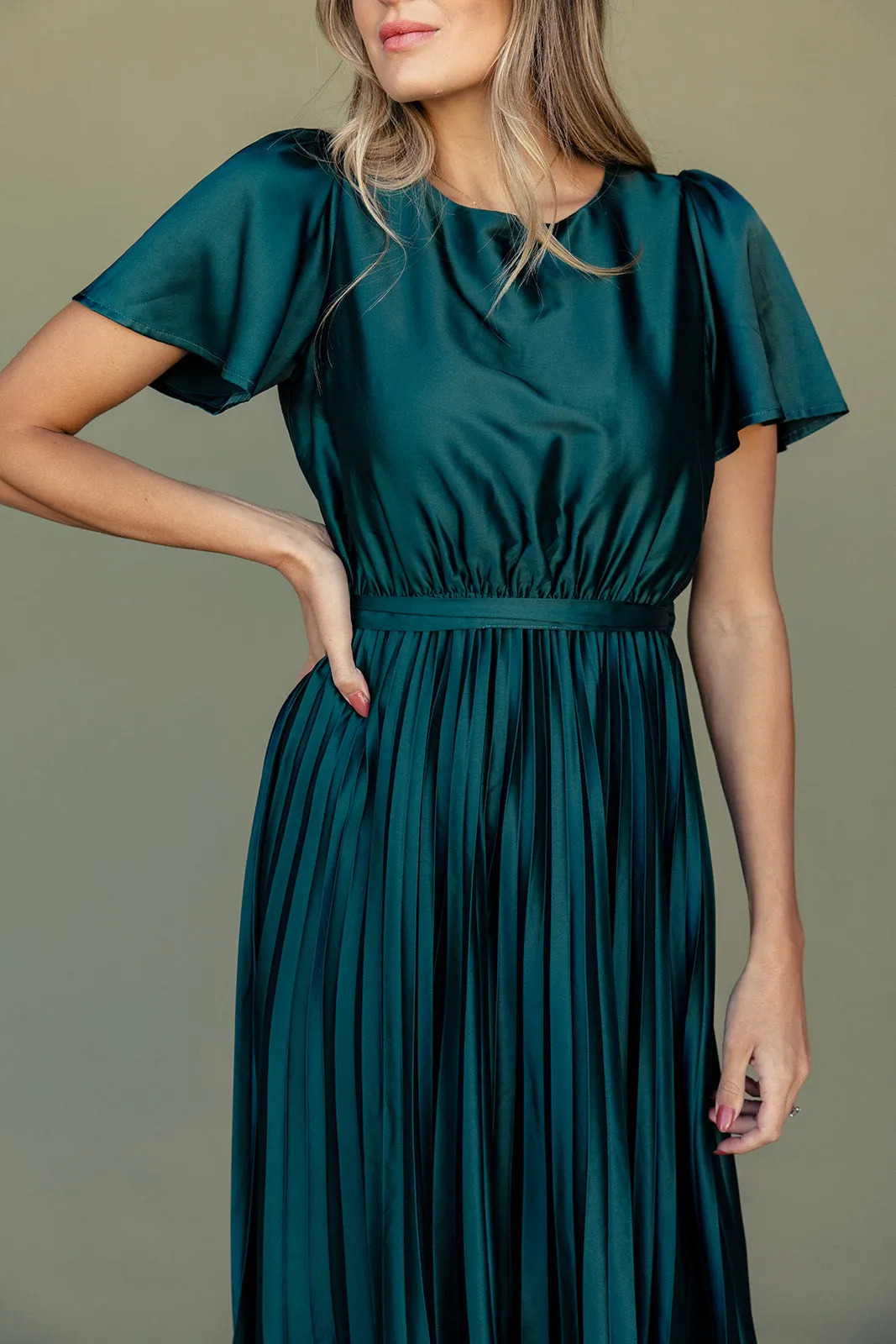 The Secret Garden Pleated Midi