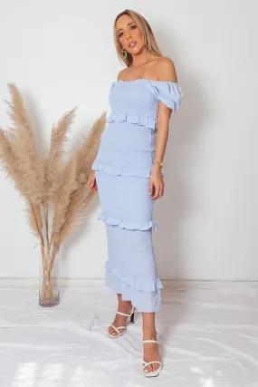 Tiered Ruffle Maxi Dress