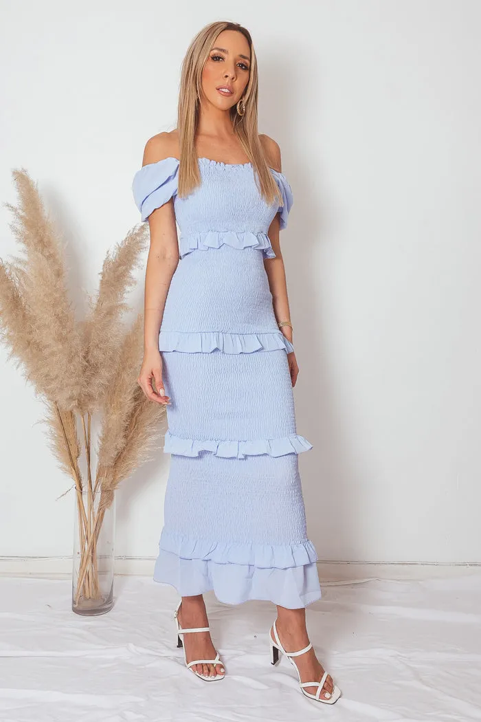 Tiered Ruffle Maxi Dress