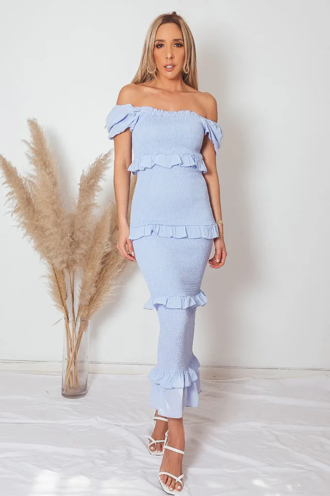 Tiered Ruffle Maxi Dress