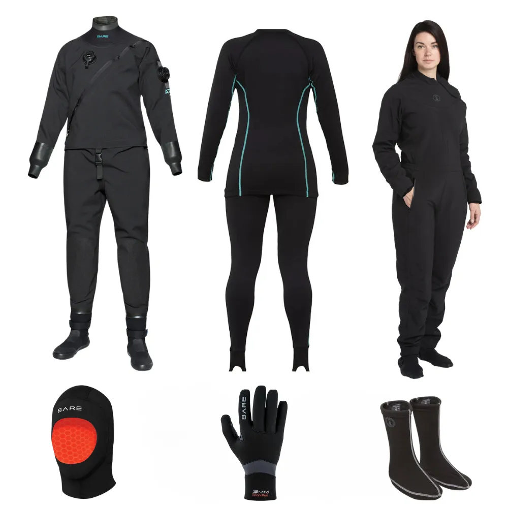 Ultimate Bare Aqua-Trek 1 tech Drysuit Package Women's