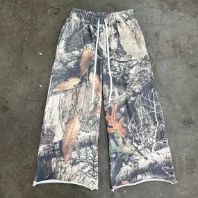 Vintage Camouflage Casual Sweatpants